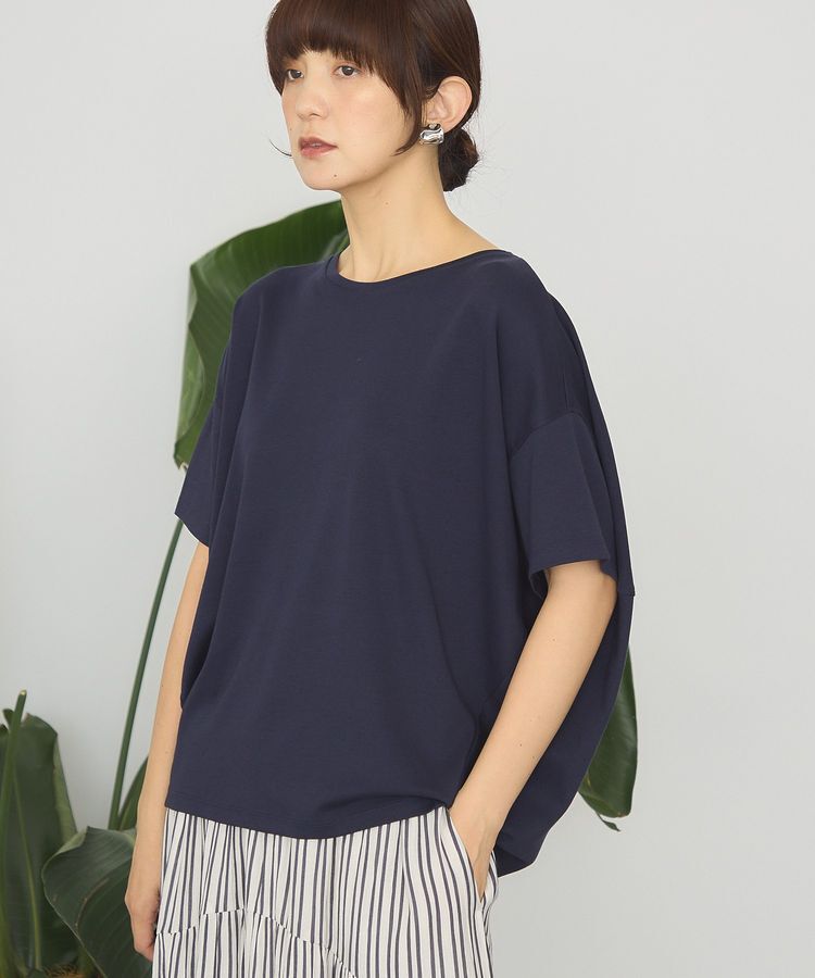 AMERICAN HOLIC「【接触冷感+UVカット】半袖コクーンカットプルオーバー」|Tシャツ・カットソー|