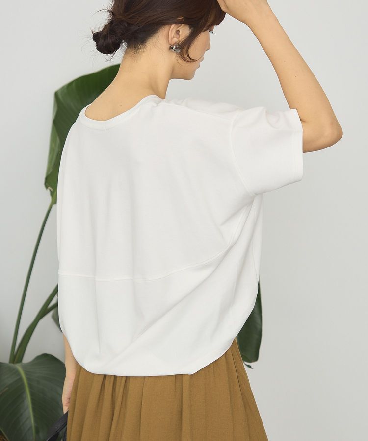 AMERICAN HOLIC「【接触冷感+UVカット】半袖コクーンカットプルオーバー」|Tシャツ・カットソー|