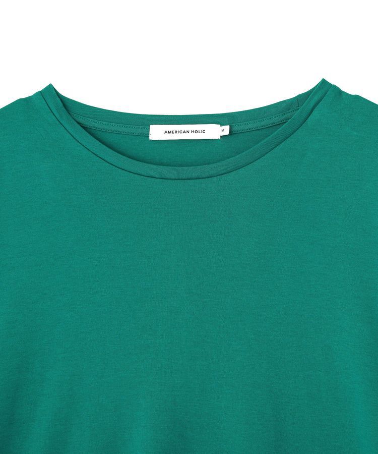 AMERICAN HOLIC「【接触冷感+UVカット】半袖コクーンカットプルオーバー」|Tシャツ・カットソー|