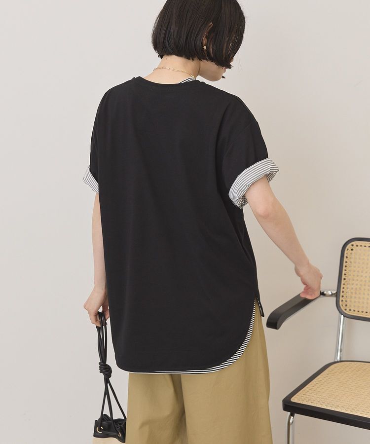 AMERICAN HOLIC「裾ラウンドTシャツ」|Tシャツ・カットソー|