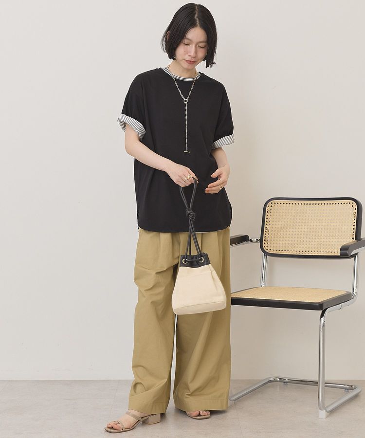 AMERICAN HOLIC「裾ラウンドTシャツ」|Tシャツ・カットソー|