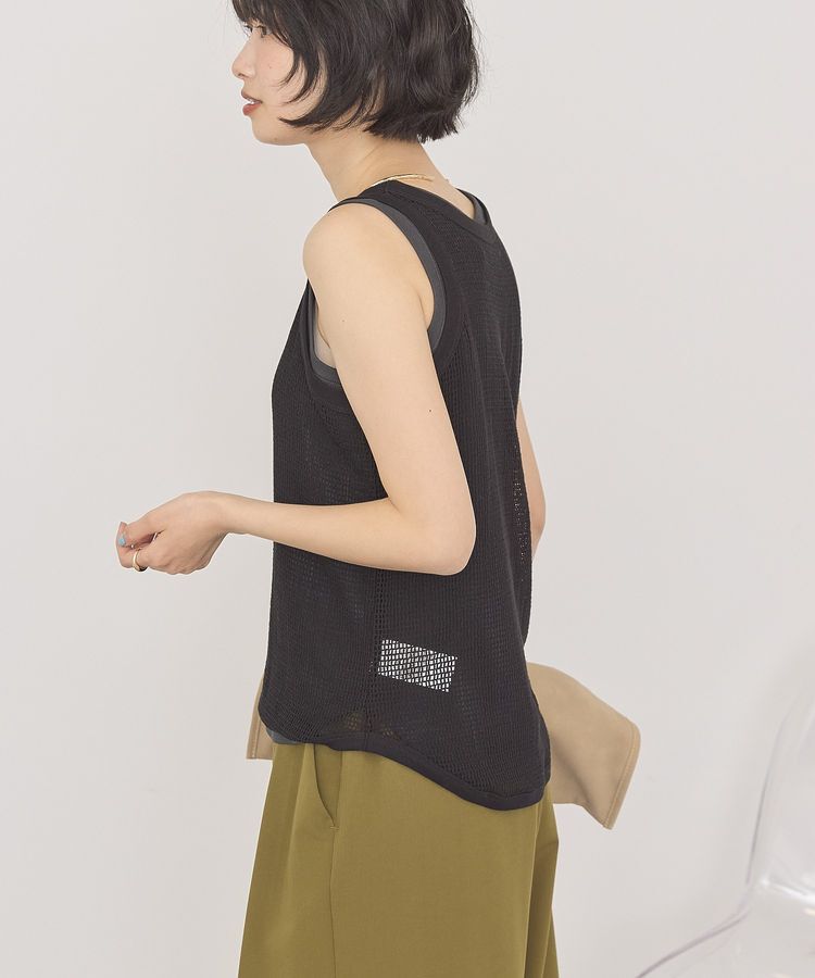 AMERICAN HOLIC「【2点セット】メッシュレイヤードタンクトップ」|インナー|