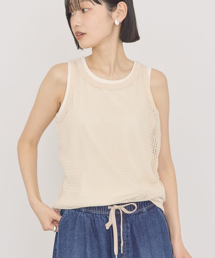 AMERICAN HOLIC「【2点セット】メッシュレイヤードタンクトップ」|インナー|