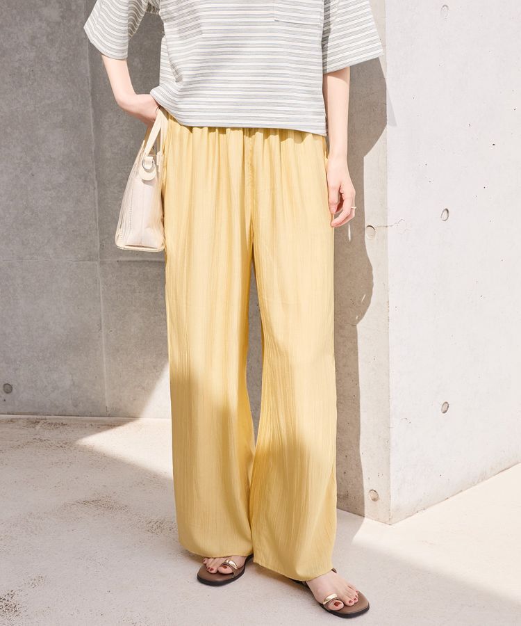 AMERICAN HOLIC「【WEB限定】接触冷感ワッシャーイージーパンツ」|その他|Mustard