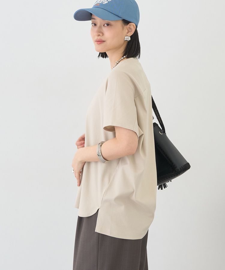 AMERICAN HOLIC「【接触冷感・UVカット】ルーズコクーンプルオーバー」|Tシャツ・カットソー|