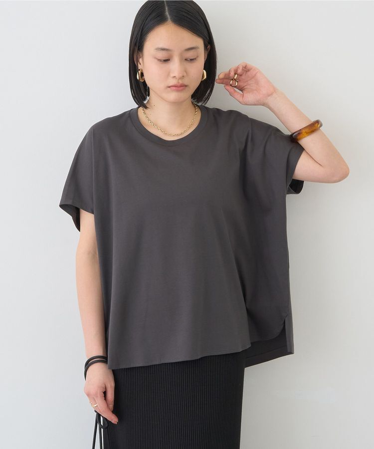 AMERICAN HOLIC「【接触冷感・UVカット】ルーズコクーンプルオーバー」|Tシャツ・カットソー|