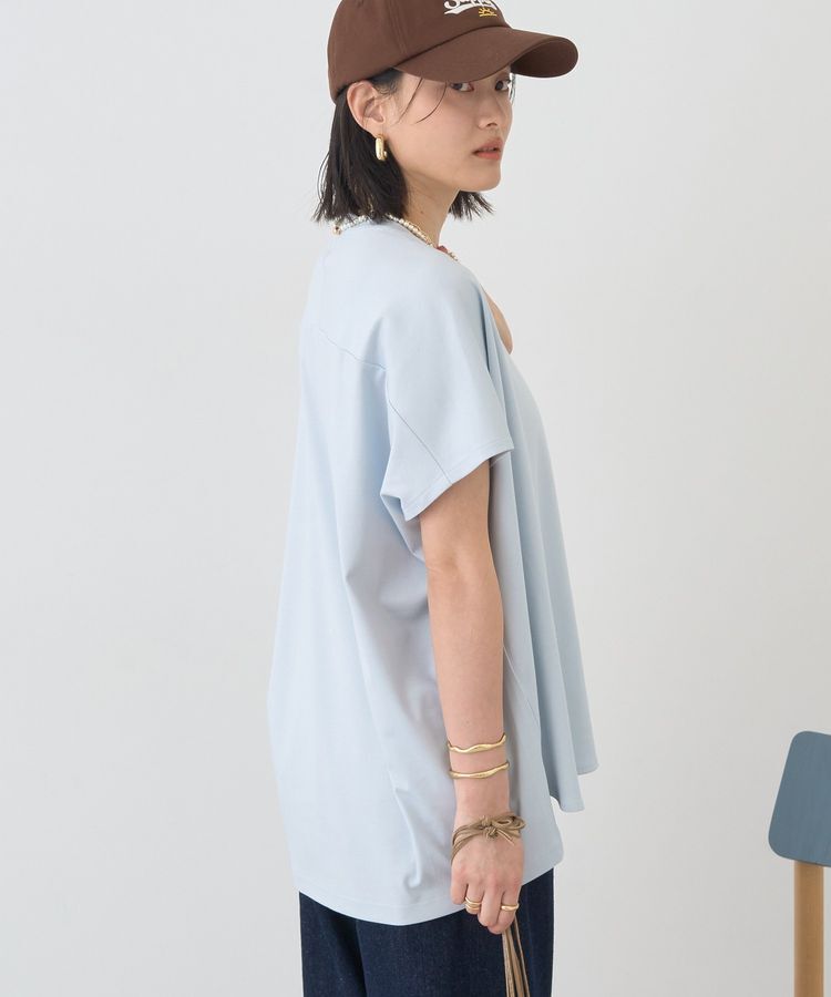 AMERICAN HOLIC「【接触冷感・UVカット】ルーズコクーンプルオーバー」|Tシャツ・カットソー|