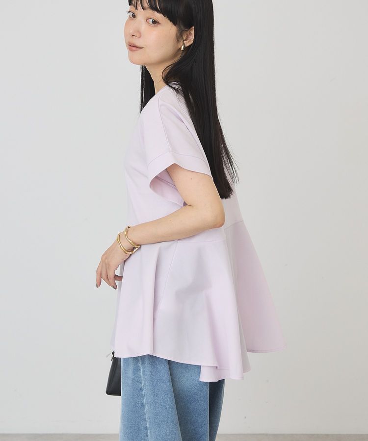 AMERICAN HOLIC「アシンメトリーペプラム ドッキングプルオーバー」|Tシャツ・カットソー|