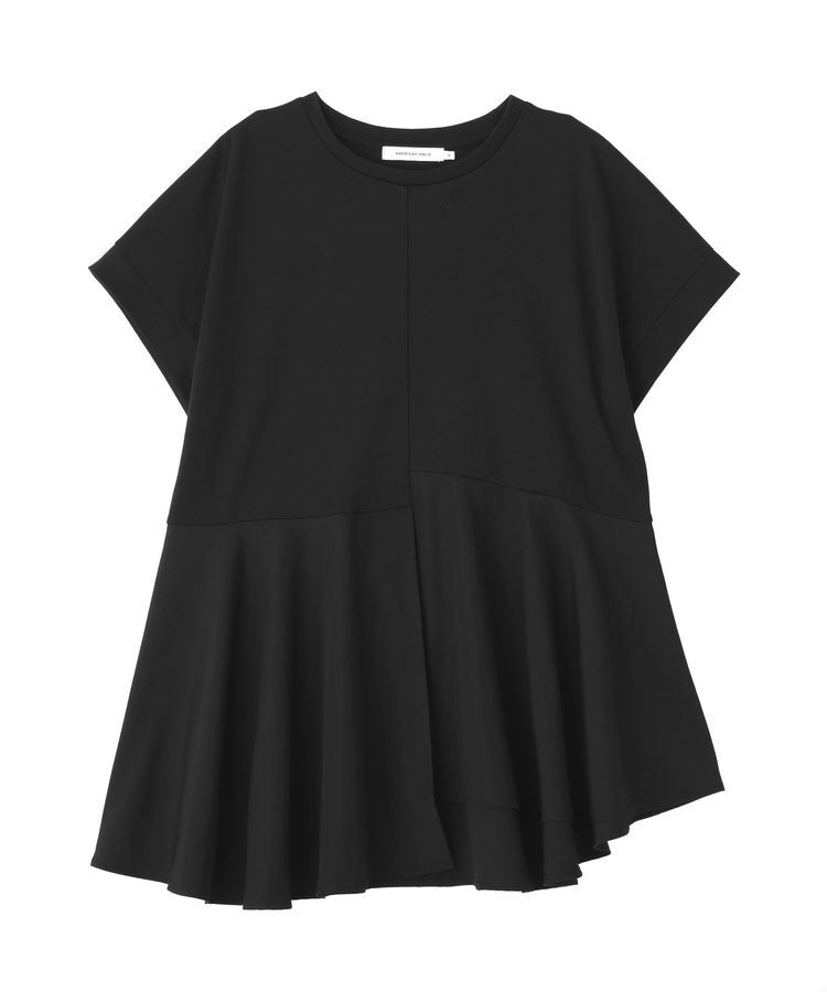AMERICAN HOLIC「アシンメトリーペプラム ドッキングプルオーバー」|Tシャツ・カットソー|