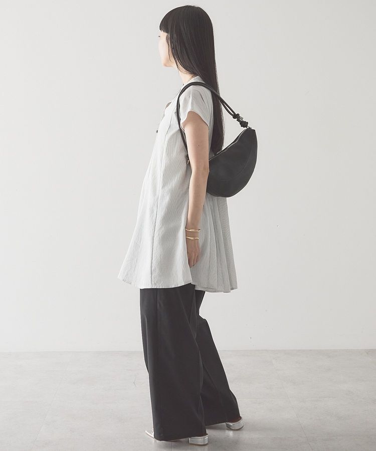 AMERICAN HOLIC「【接触冷感】フレンチスリーブフレアスキッパーブラウス」|シャツ・ブラウス|