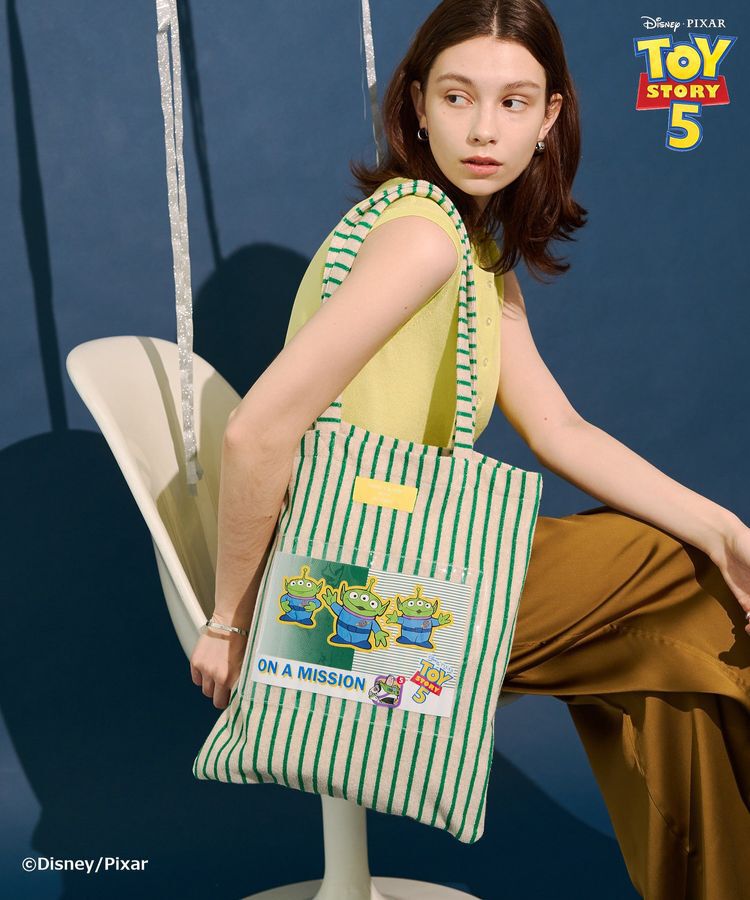 AMERICAN HOLIC「【TOY STORY 5】ストライプパイルトートBAG」|トートバッグ|
