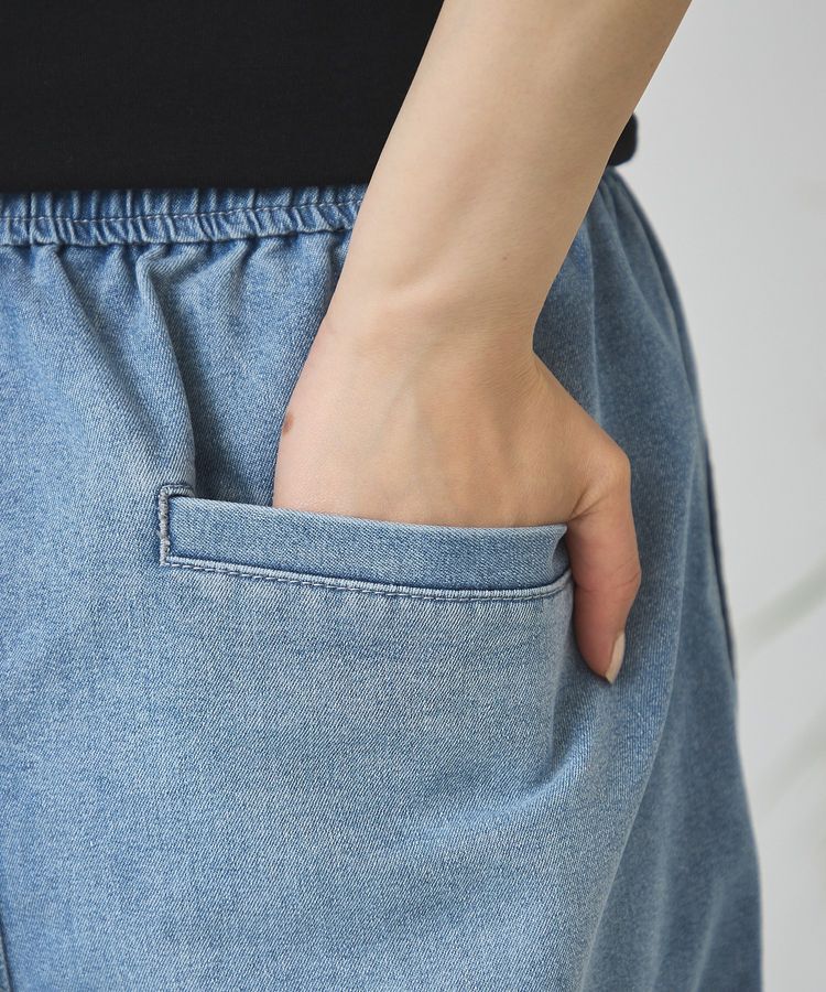 AMERICAN HOLIC「【接触冷感】イージーデニムワイドパンツ」|デニム|
