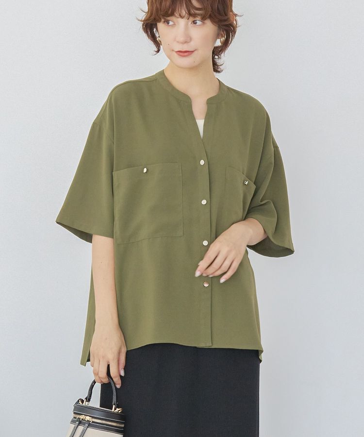 AMERICAN HOLIC「【WEB限定】ミリタリーWポケットスキッパーシャツ」|シャツ・ブラウス|