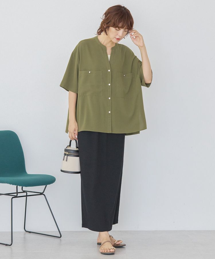 AMERICAN HOLIC「【WEB限定】ミリタリーWポケットスキッパーシャツ」|シャツ・ブラウス|