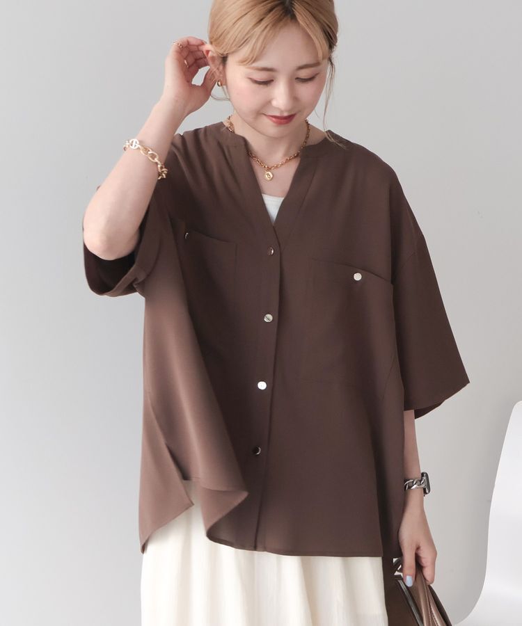 AMERICAN HOLIC「【WEB限定】ミリタリーWポケットスキッパーシャツ」|シャツ・ブラウス|