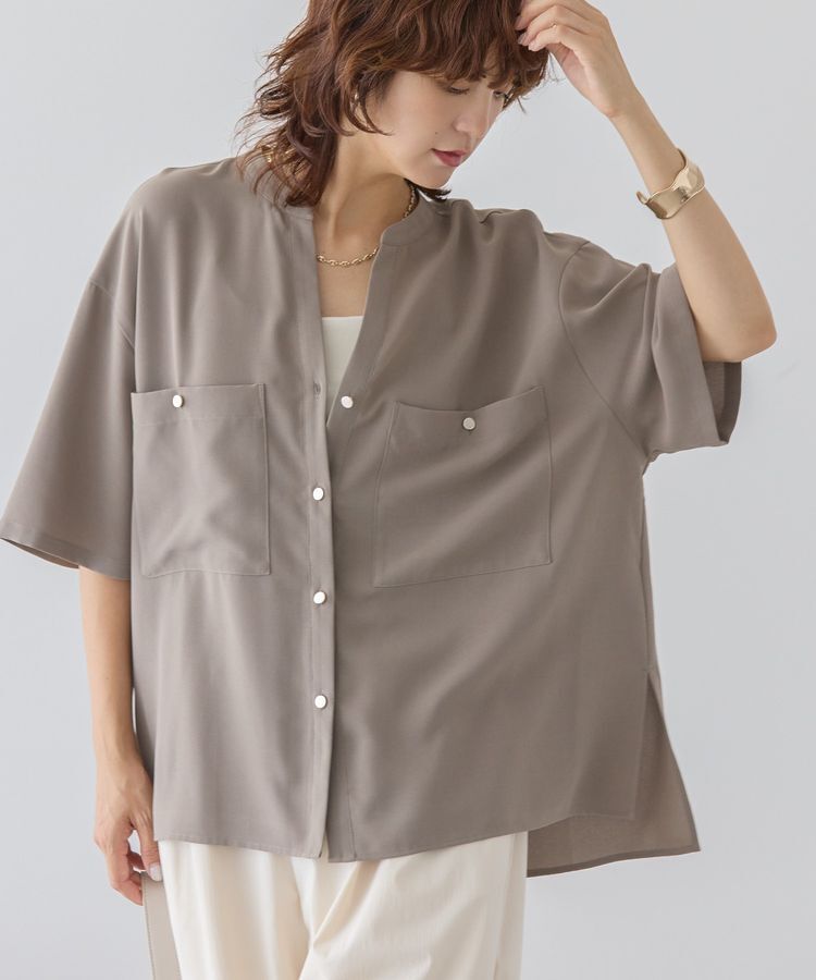 AMERICAN HOLIC「【WEB限定】ミリタリーWポケットスキッパーシャツ」|シャツ・ブラウス|