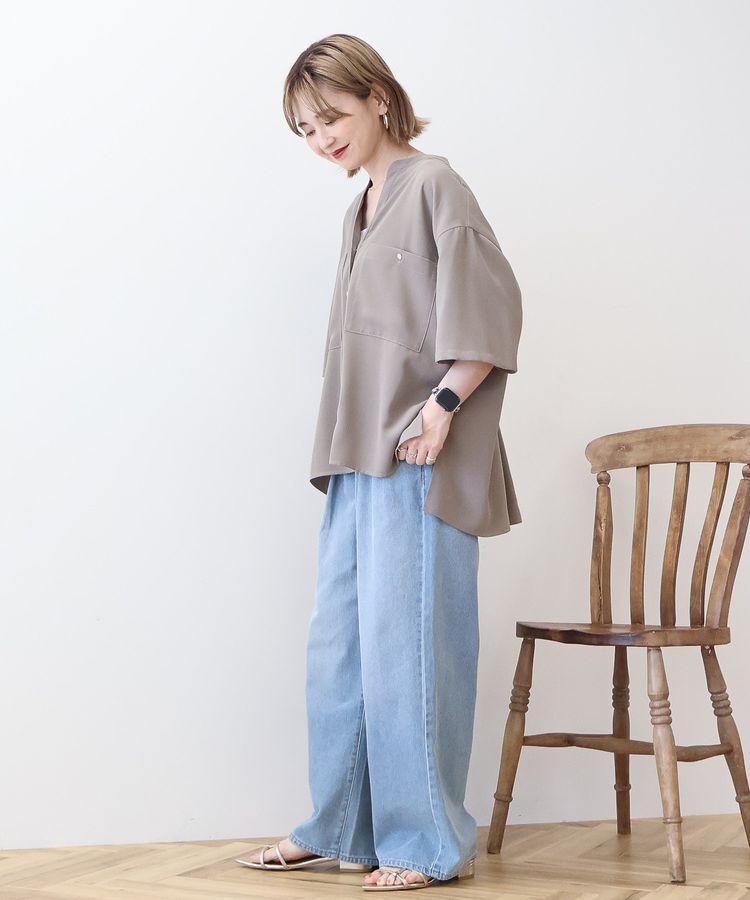 AMERICAN HOLIC「【WEB限定】ミリタリーWポケットスキッパーシャツ」|シャツ・ブラウス|