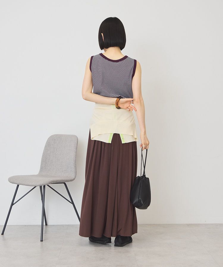 AMERICAN HOLIC「【接触冷感】ツイストギャザースカート」|スカート|