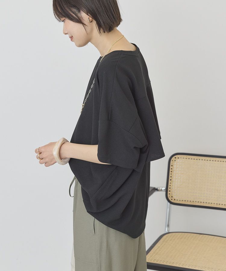 AMERICAN HOLIC「【WEB限定】バックフリル半袖プルオーバー」|Tシャツ・カットソー|