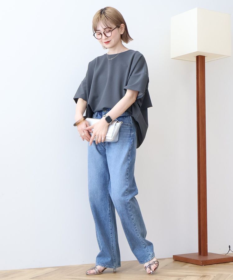 AMERICAN HOLIC「【WEB限定】バックフリル半袖プルオーバー」|Tシャツ・カットソー|