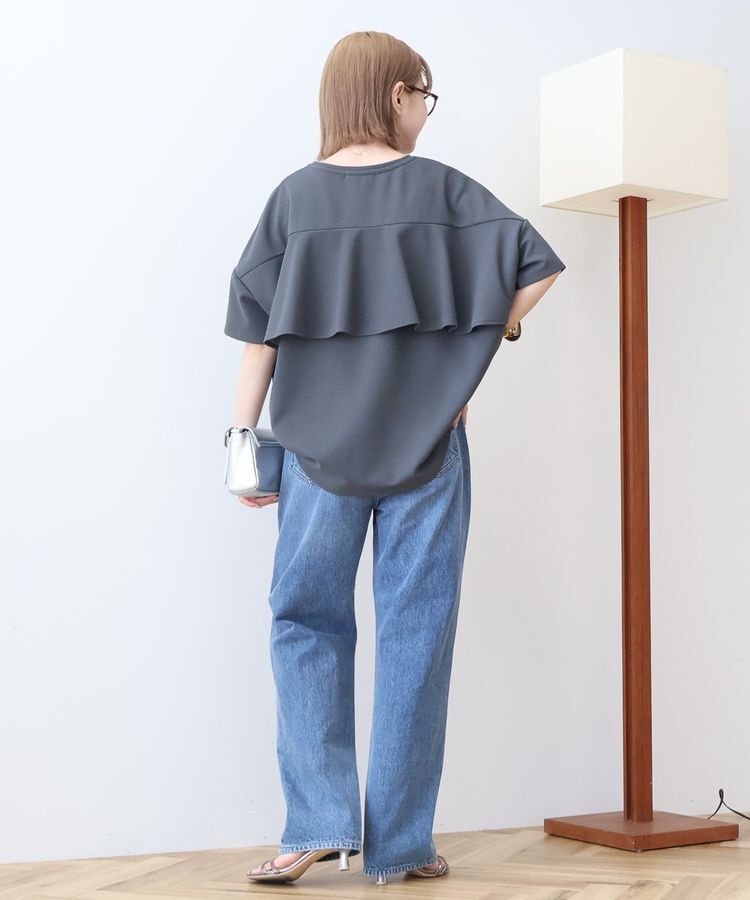 AMERICAN HOLIC「【WEB限定】バックフリル半袖プルオーバー」|Tシャツ・カットソー|