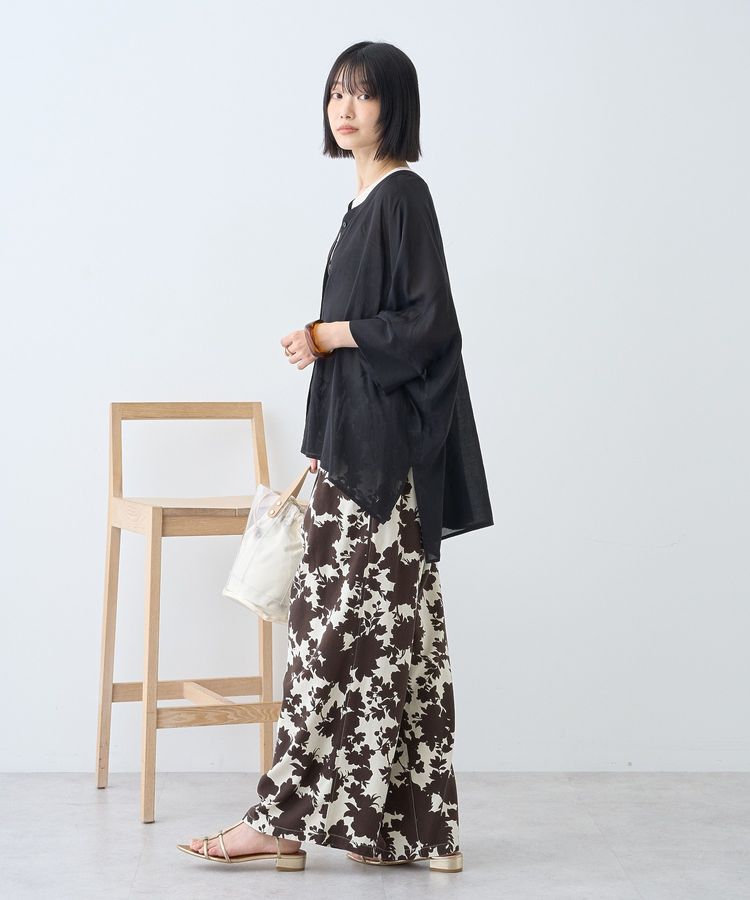 AMERICAN HOLIC「【接触冷感】Vネックポンチョシャツ2」|シャツ・ブラウス|