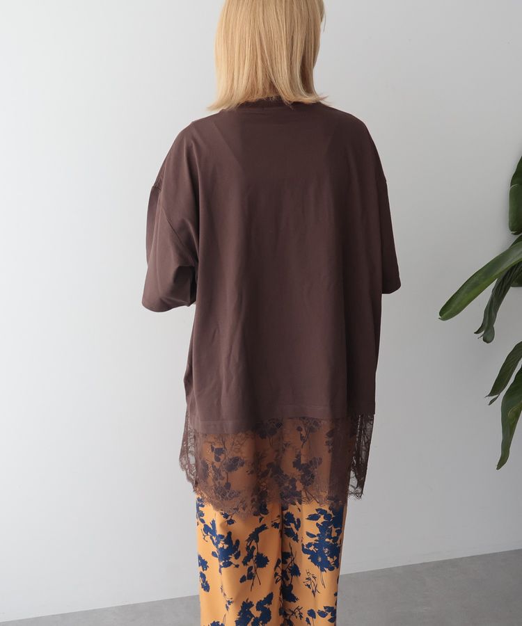 AMERICAN HOLIC「カレッジロゴレースドッキングTシャツ」|Tシャツ・カットソー|