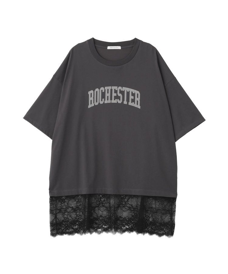 AMERICAN HOLIC「カレッジロゴレースドッキングTシャツ」|Tシャツ・カットソー|