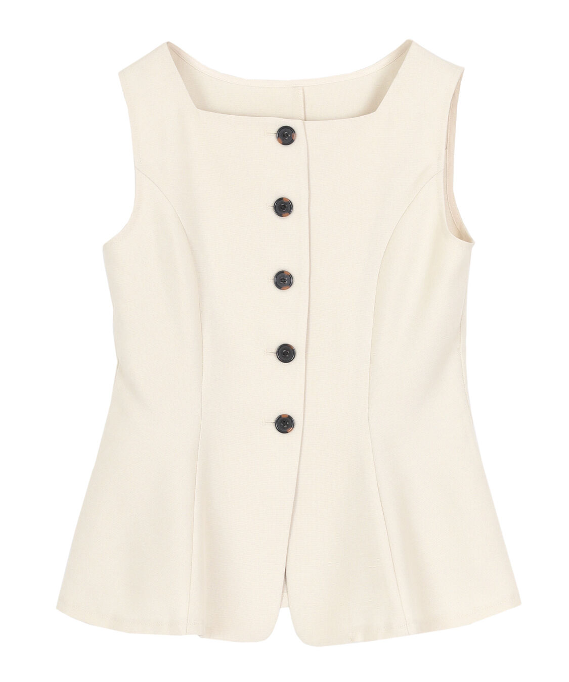 titivate「リネンライクノースリーブジレ/トップス」|シャツ・ブラウス|