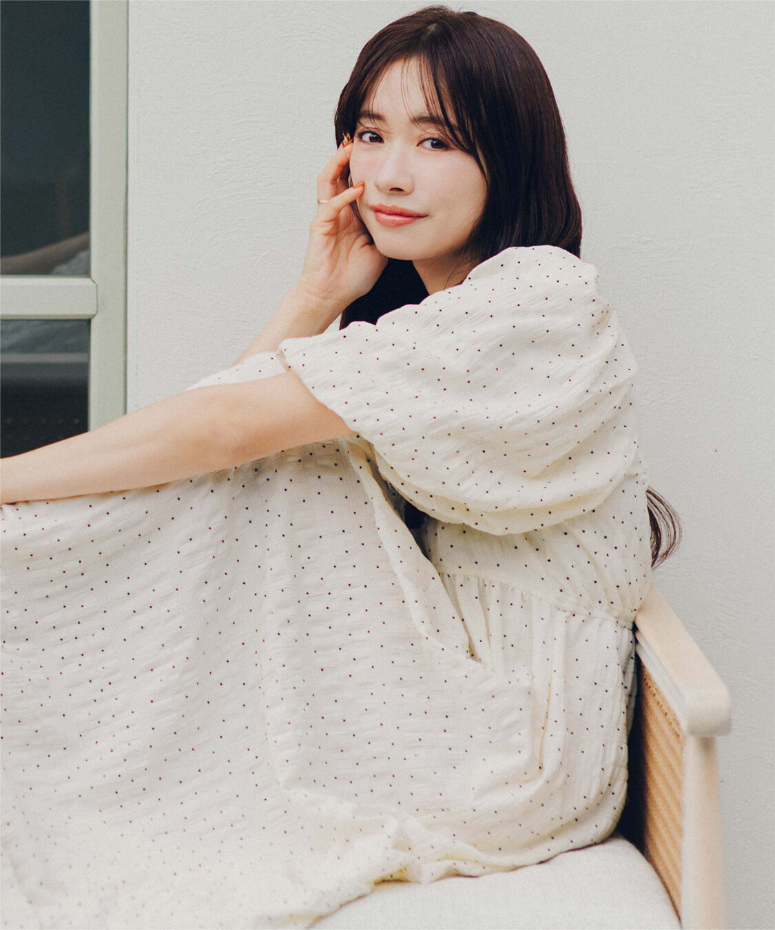 titivate「【赤埴奈津子さんコラボアイテム】エアリーバックリボンワンピース」|ワンピース|