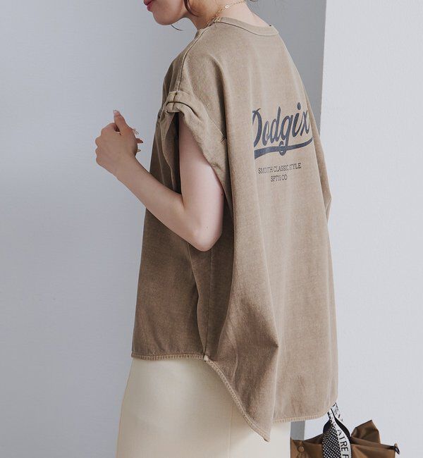  「USAコットンロールスリーブTシャツ」|Tシャツ・カットソー|