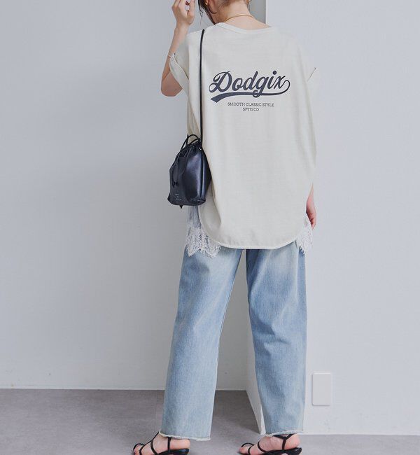  「USAコットンロールスリーブTシャツ」|Tシャツ・カットソー|