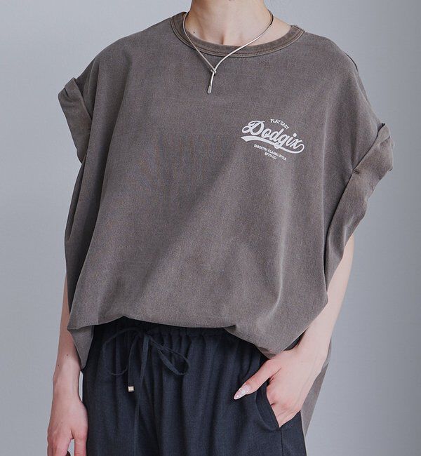  「USAコットンロールスリーブTシャツ」|Tシャツ・カットソー|