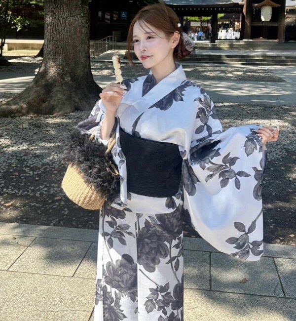  「【接触冷感/吸水速乾】浴衣≪一人で着られる/二部式浴衣(スカートタイプ)≫」|その他|