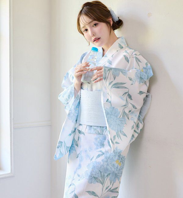  「【接触冷感/吸水速乾】浴衣≪一人で着られる/二部式浴衣(スカートタイプ)≫」|その他|