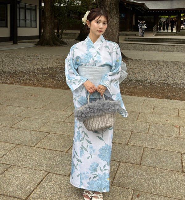  「【接触冷感/吸水速乾】浴衣≪一人で着られる/二部式浴衣(スカートタイプ)≫」|その他|