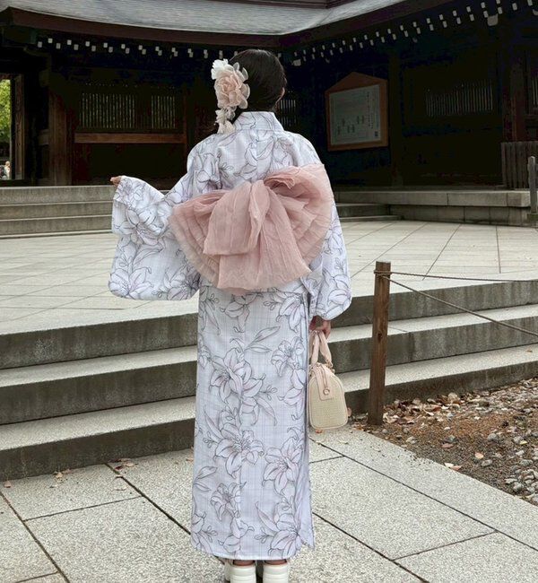  「【接触冷感/吸水速乾】浴衣≪一人で着られる/二部式浴衣(スカートタイプ)≫」|その他|