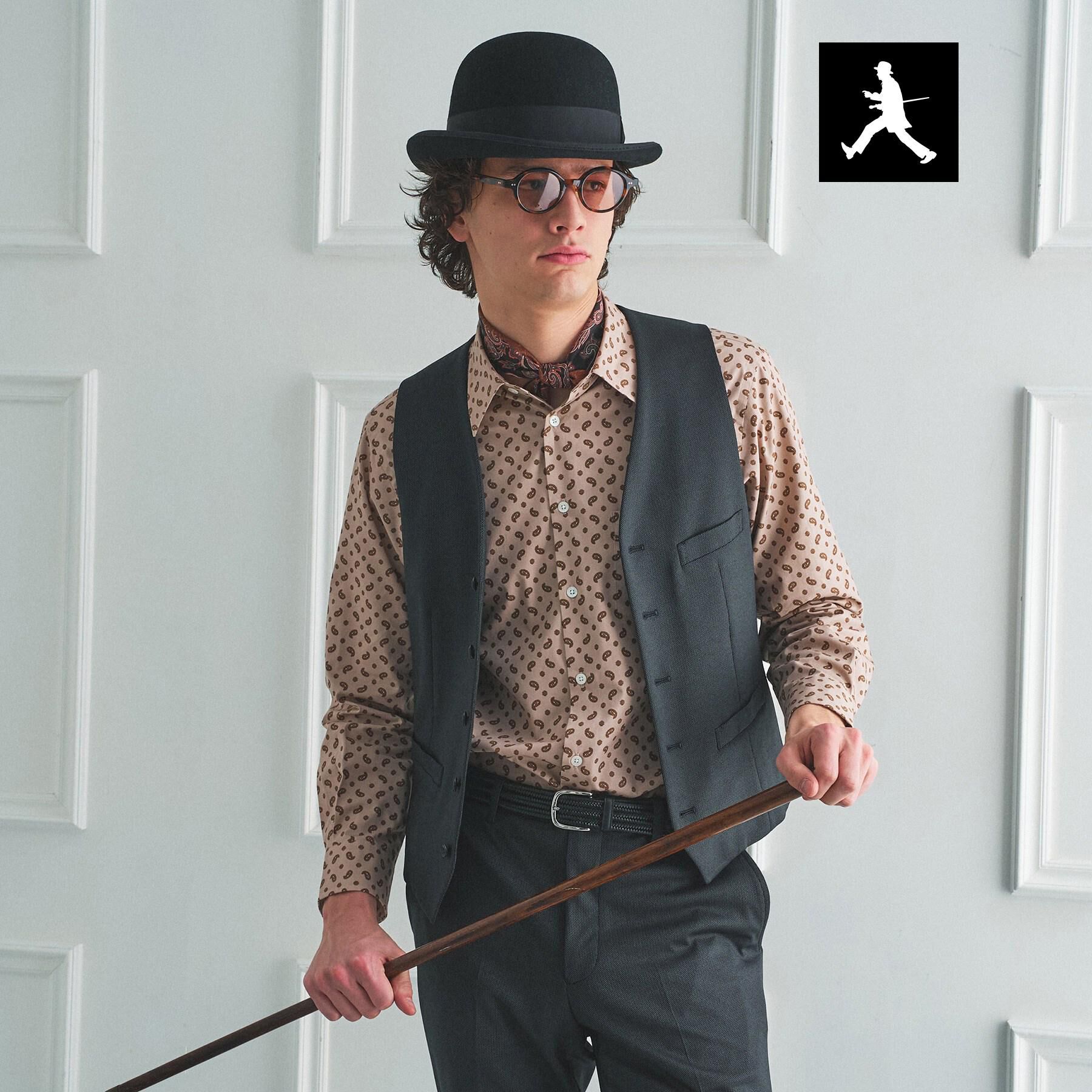 TAKEO KIKUCHI「【BOWLER HAT LABEL】ピンヘッドジャージ べスト」|スーツ|