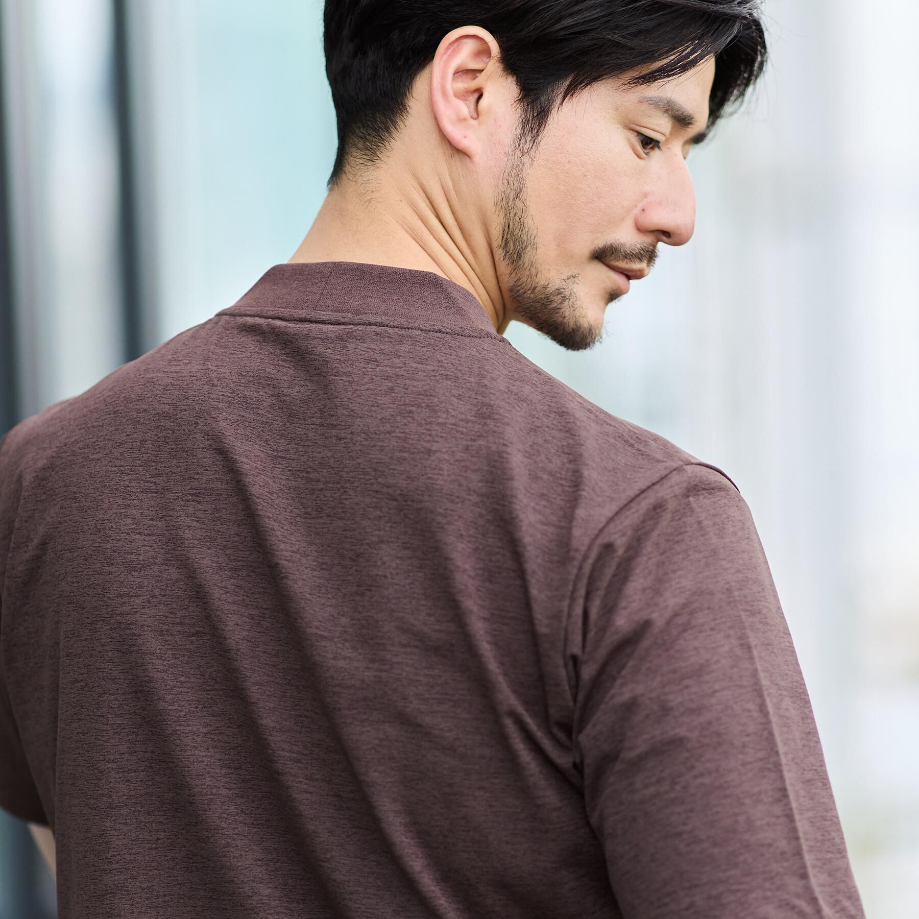 TAKEO KIKUCHI「【汗染み軽減/接触冷感】テーラード Tシャツ」|Tシャツ・カットソー|