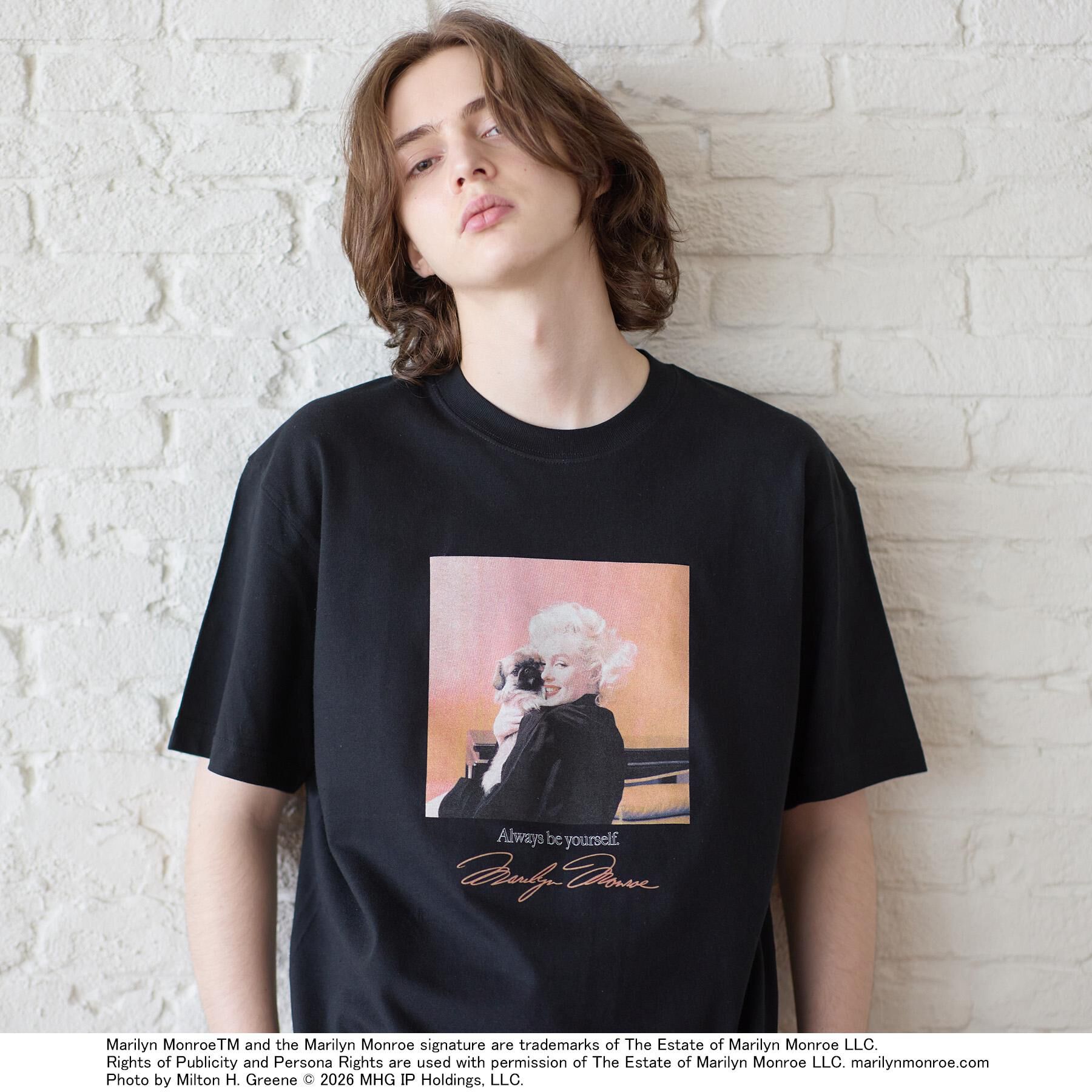 TAKEO KIKUCHI「【別注】マリリン・モンロー/フォトTシャツ」|Tシャツ・カットソー|