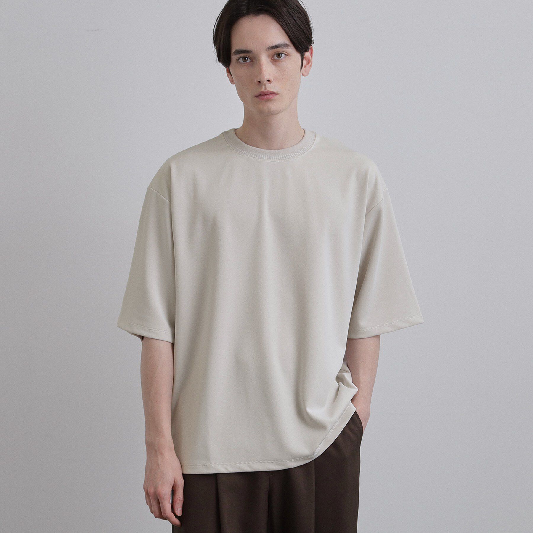 tk.TAKEO KIKUCHI「【接触冷感】配色ダンボールカットソー」|Tシャツ・カットソー|
