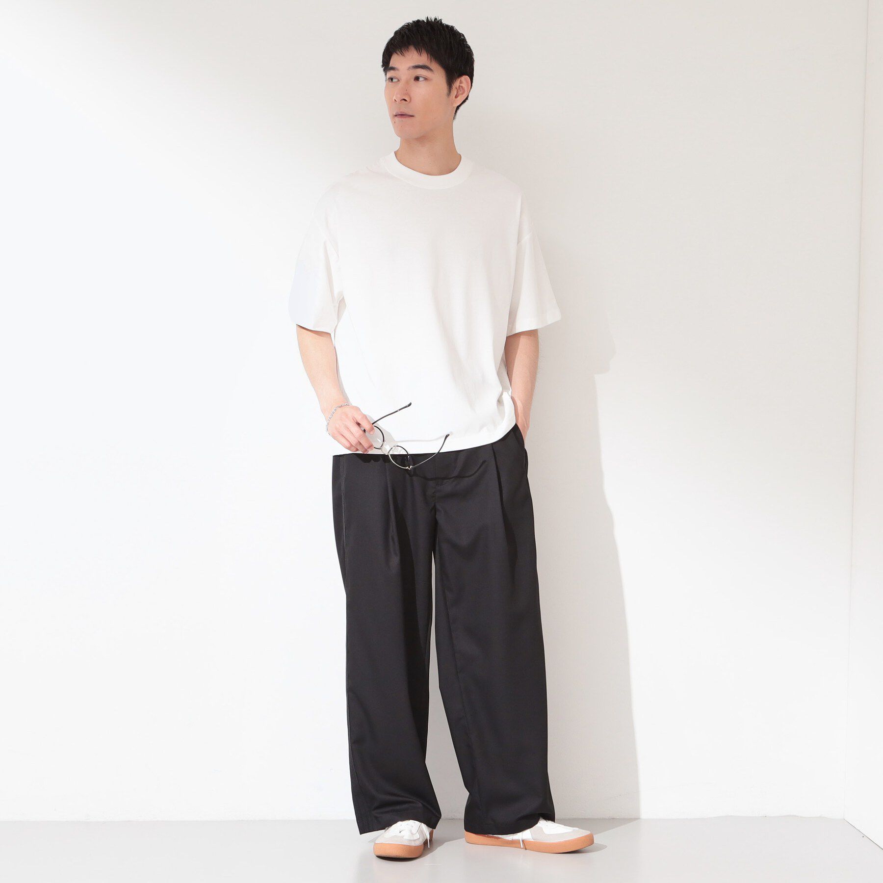 THE SHOP TK「【ゆったりシルエット】前後切り替え 半袖Tシャツ」|Tシャツ・カットソー|