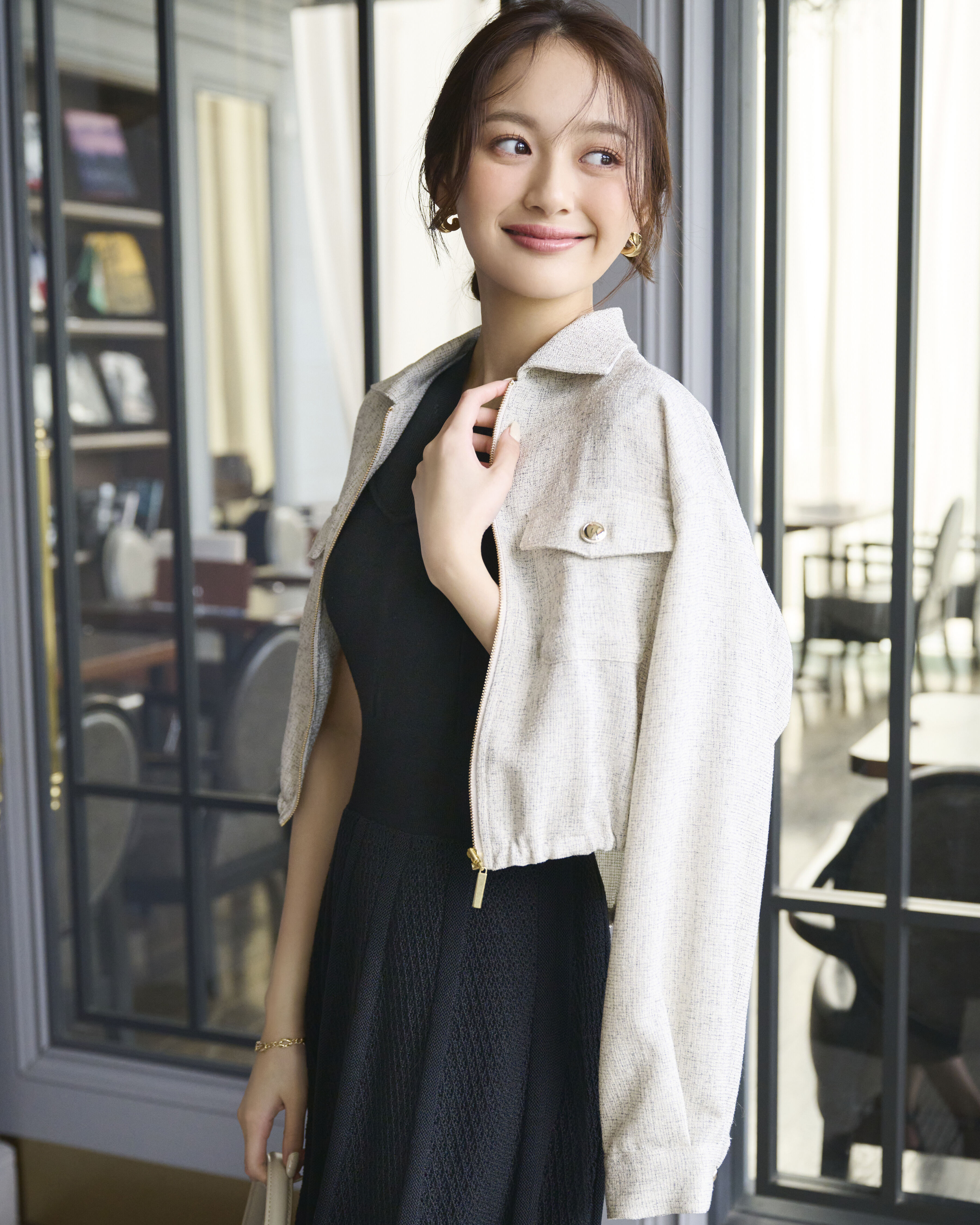 PROPORTION BODY DRESSING「柄編みニットワンピース」|ワンピース|