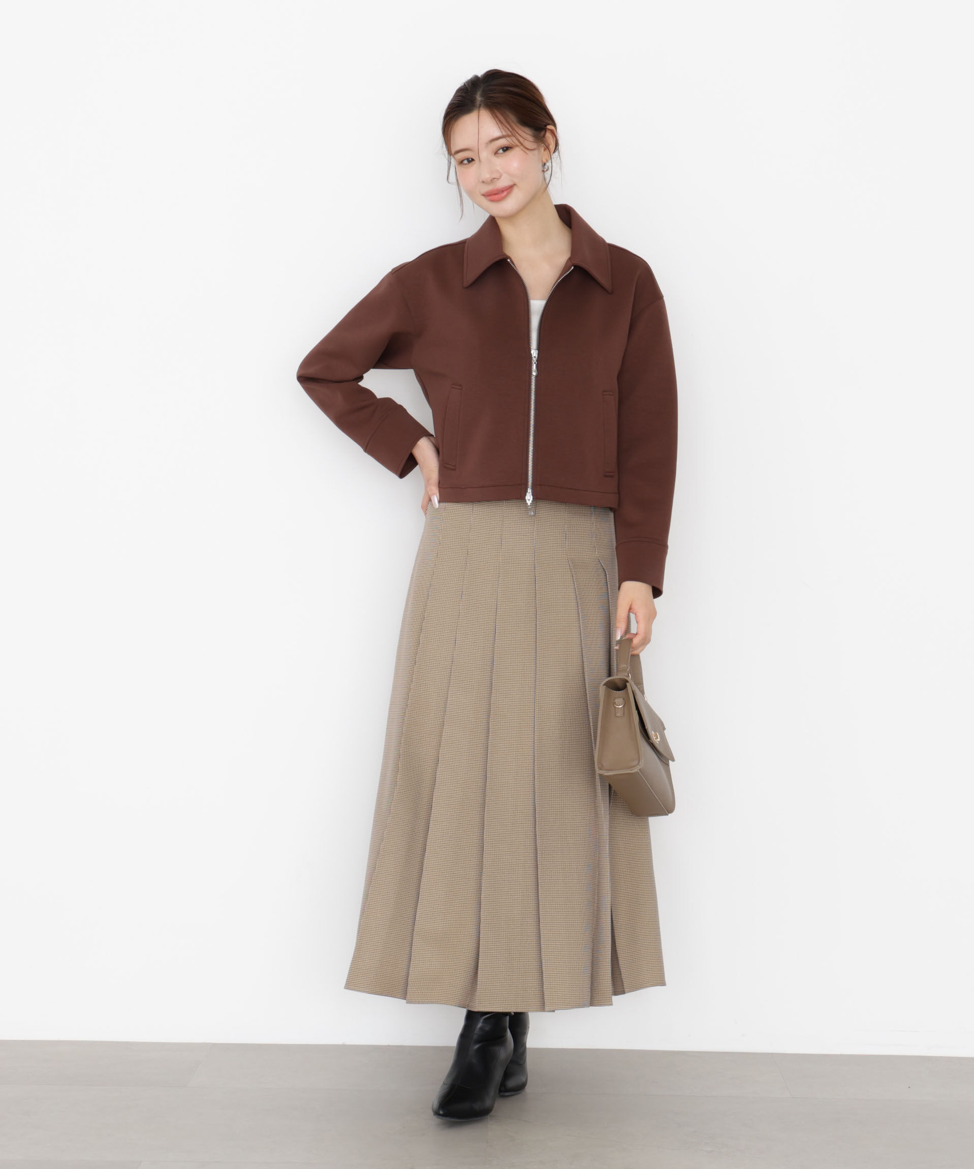 PROPORTION BODY DRESSING「オータムプリーツスカート 25AW」|スカート|