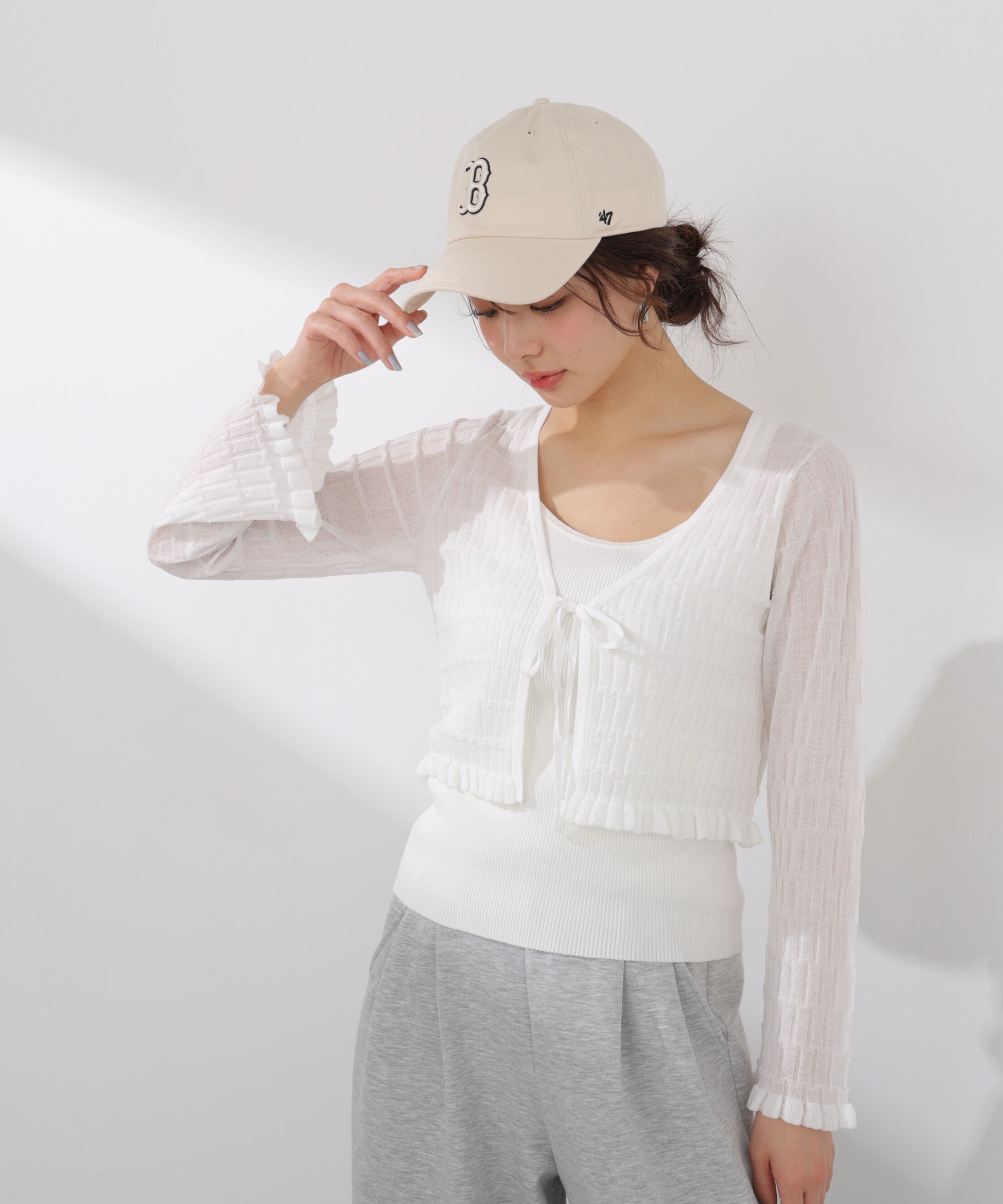 PROPORTION BODY DRESSING「ラメシアーニットアンサンブル 26SS」|ニット・セーター|