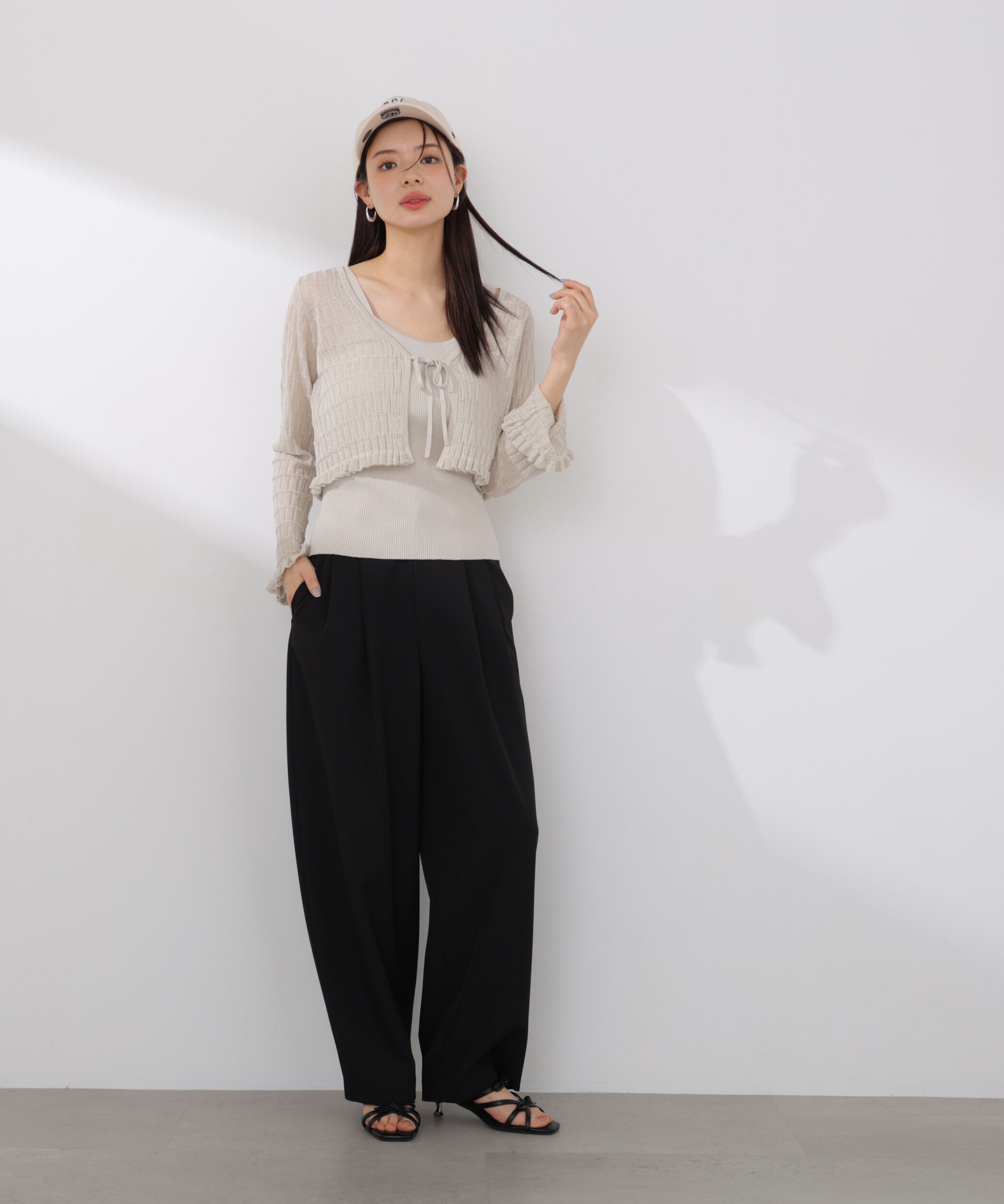 PROPORTION BODY DRESSING「ラメシアーニットアンサンブル 26SS」|ニット・セーター|