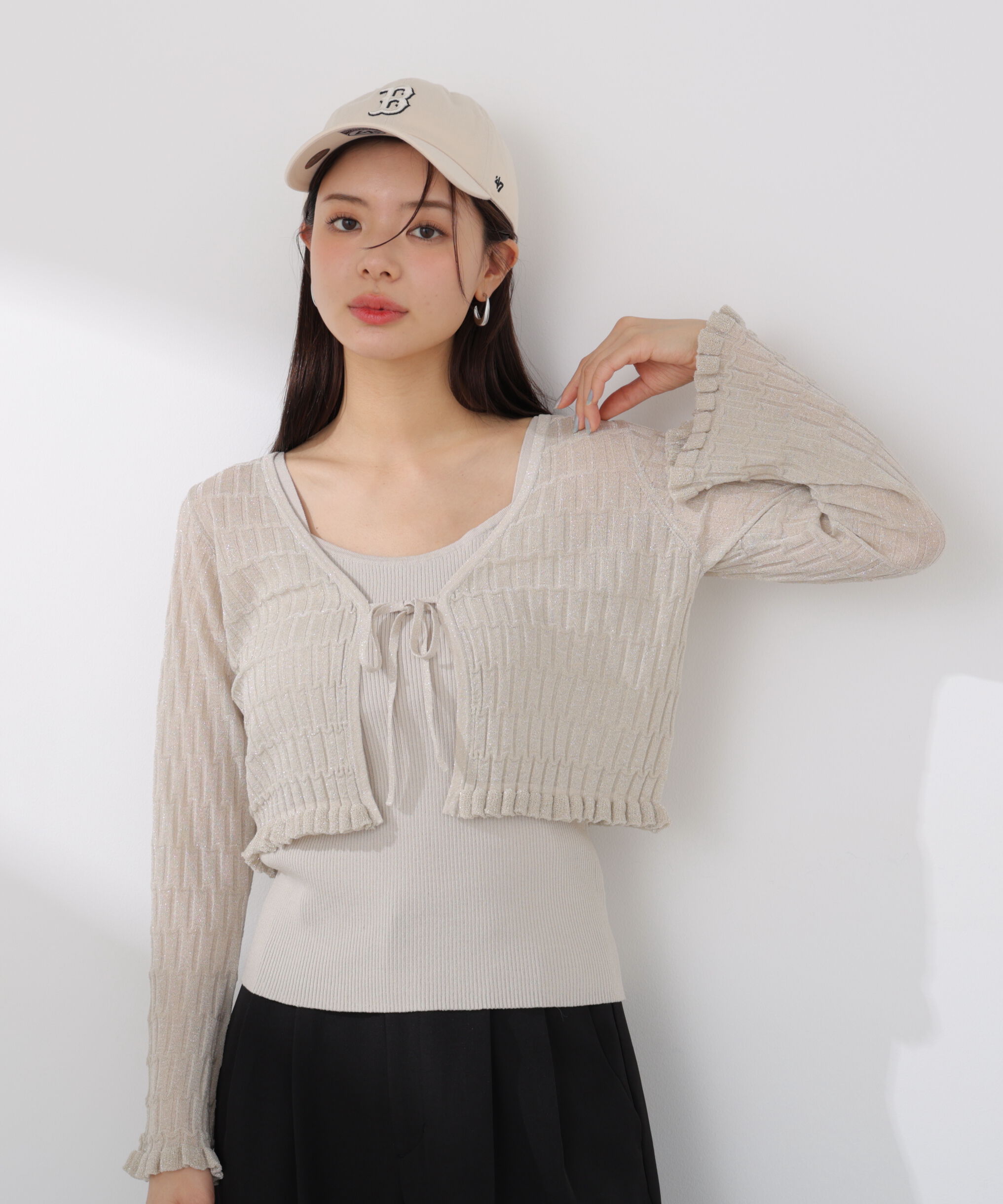 PROPORTION BODY DRESSING「ラメシアーニットアンサンブル 26SS」|ニット・セーター|