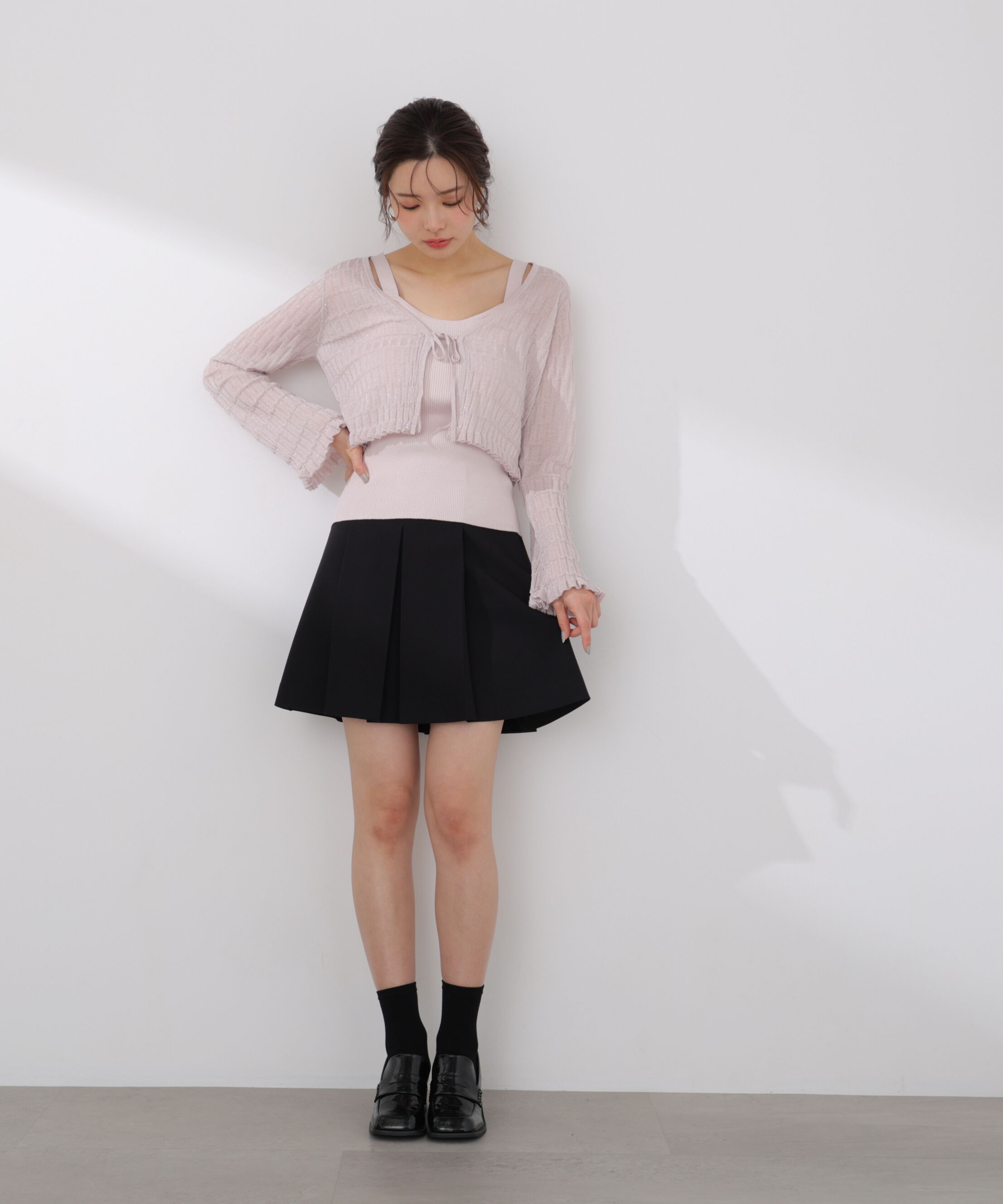 PROPORTION BODY DRESSING「ラメシアーニットアンサンブル 26SS」|ニット・セーター|