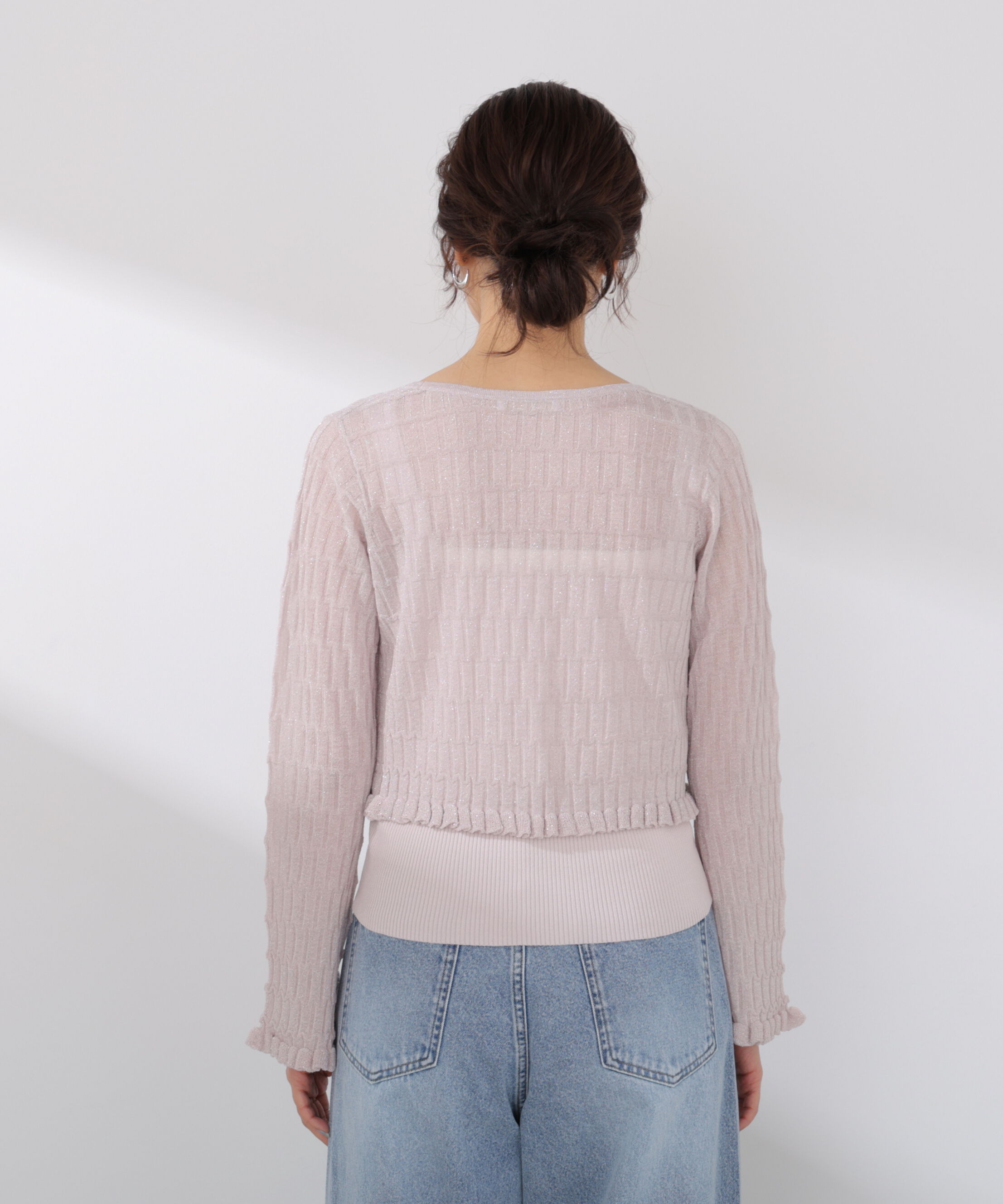 PROPORTION BODY DRESSING「ラメシアーニットアンサンブル 26SS」|ニット・セーター|