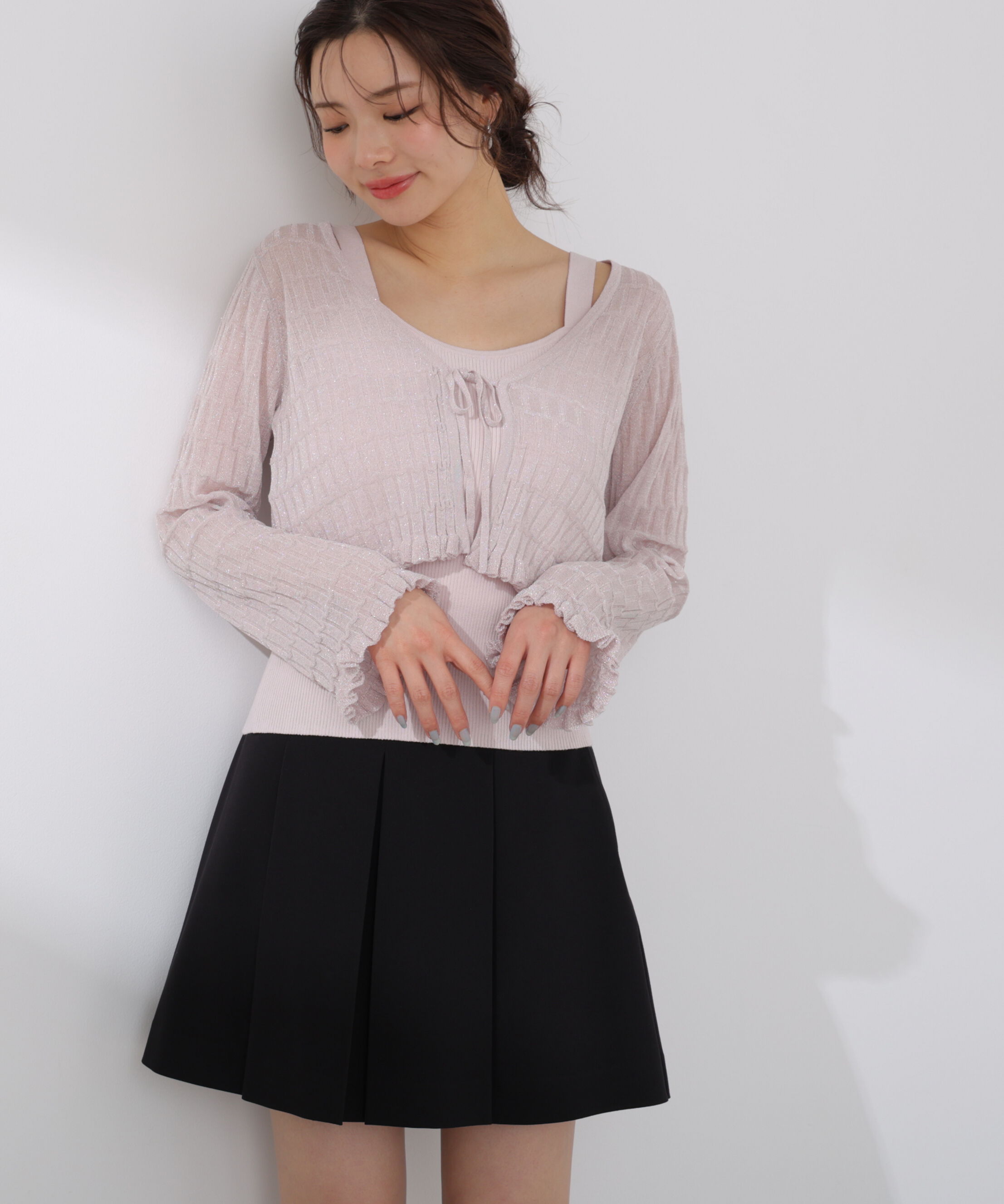 PROPORTION BODY DRESSING「ラメシアーニットアンサンブル 26SS」|ニット・セーター|